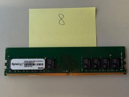 RAM Synology D4EU01-8G DDR4 3200 8 Go ECC – NAS / Serveur –