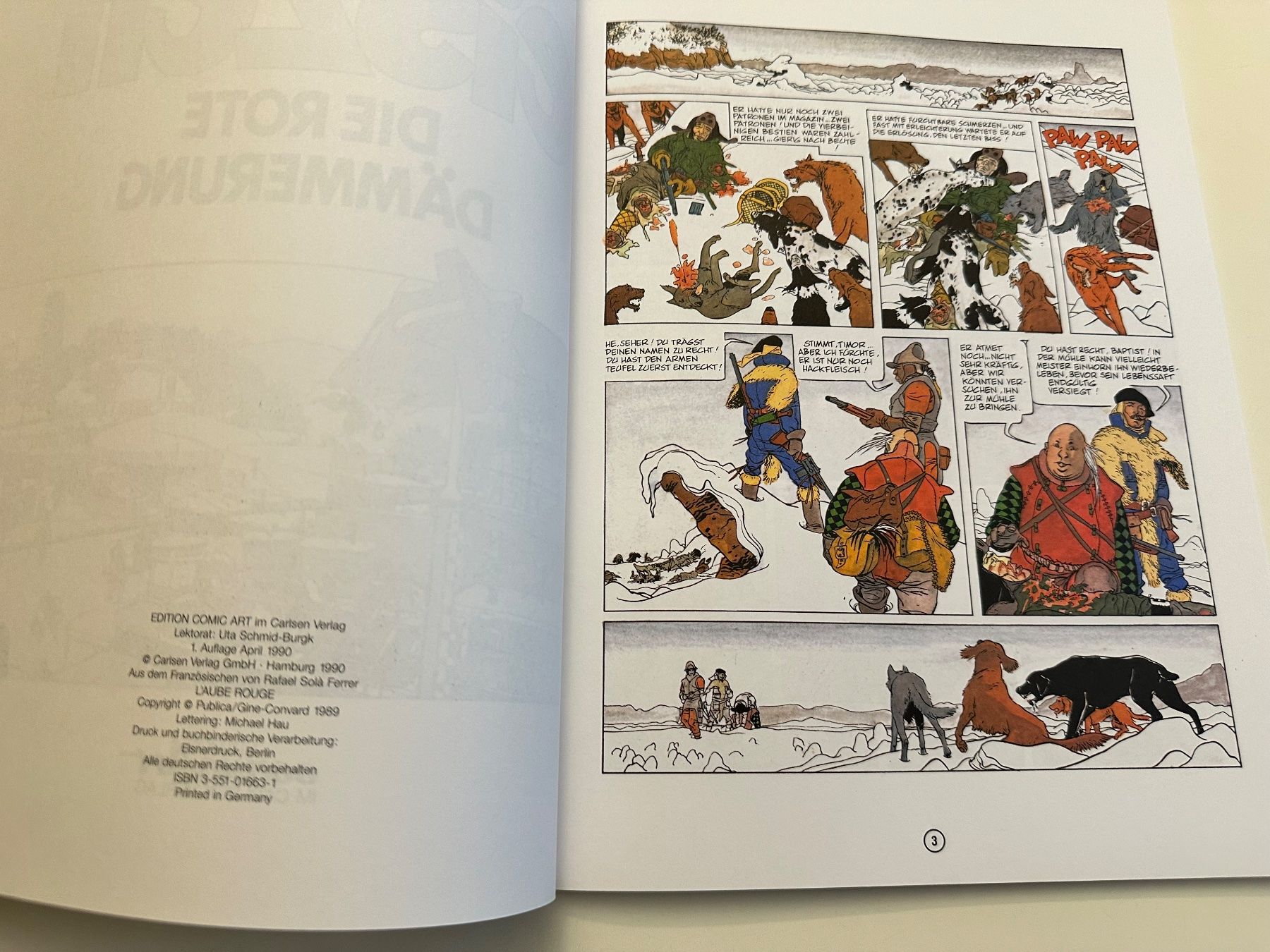 Fumetti: EISZEIT 3 - DIE ROTE DÄMMERUNG – Usato da Münsingen venduto da Ganjam 3
