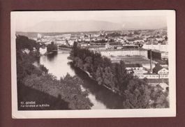 GENEVE - Vue partielle sur le Rhône - 1948