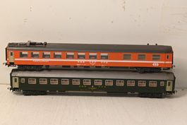 Eurofima Speisewagen + 2 Kl Liliput HO/DC mit OVP