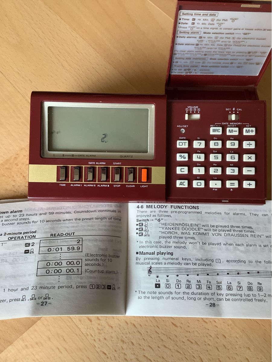 Casio Sveglie: Calculatrice Vintage – Usato da Chernex venduto da Paul096 3