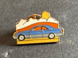 Pin Auto blau