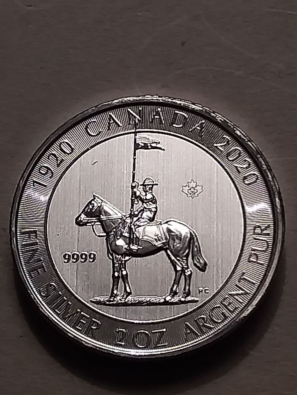 Tutti le monete: 2 Unzen Silbermünze Kanada Mounted Polic – Nuovo (secondo la descrizione) da Schwyz venduto da Trofana 1