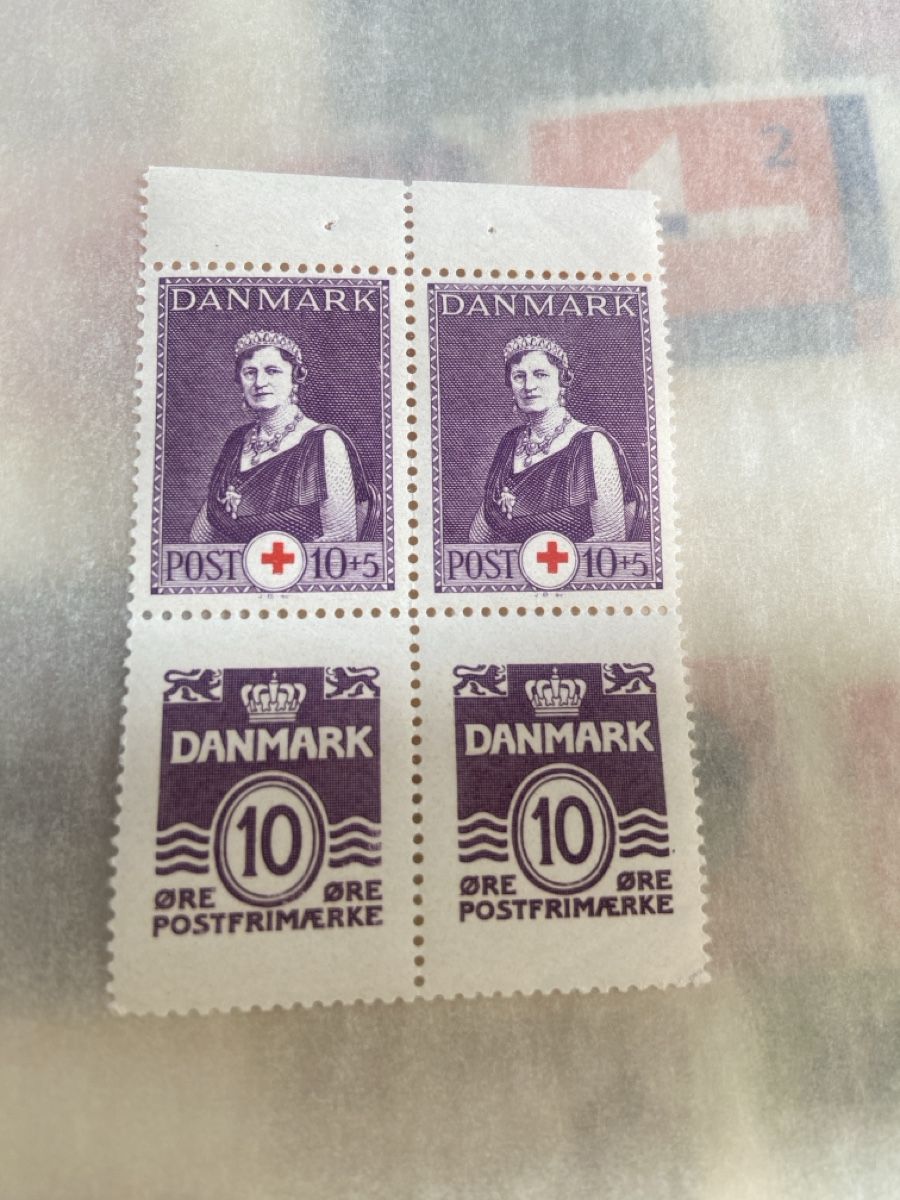 Tutti i francobolli: Denmark Stamp Pair 10+5 Ore Queen 1939 – Nuovo (secondo la descrizione) da Collex venduto da RCXGJ