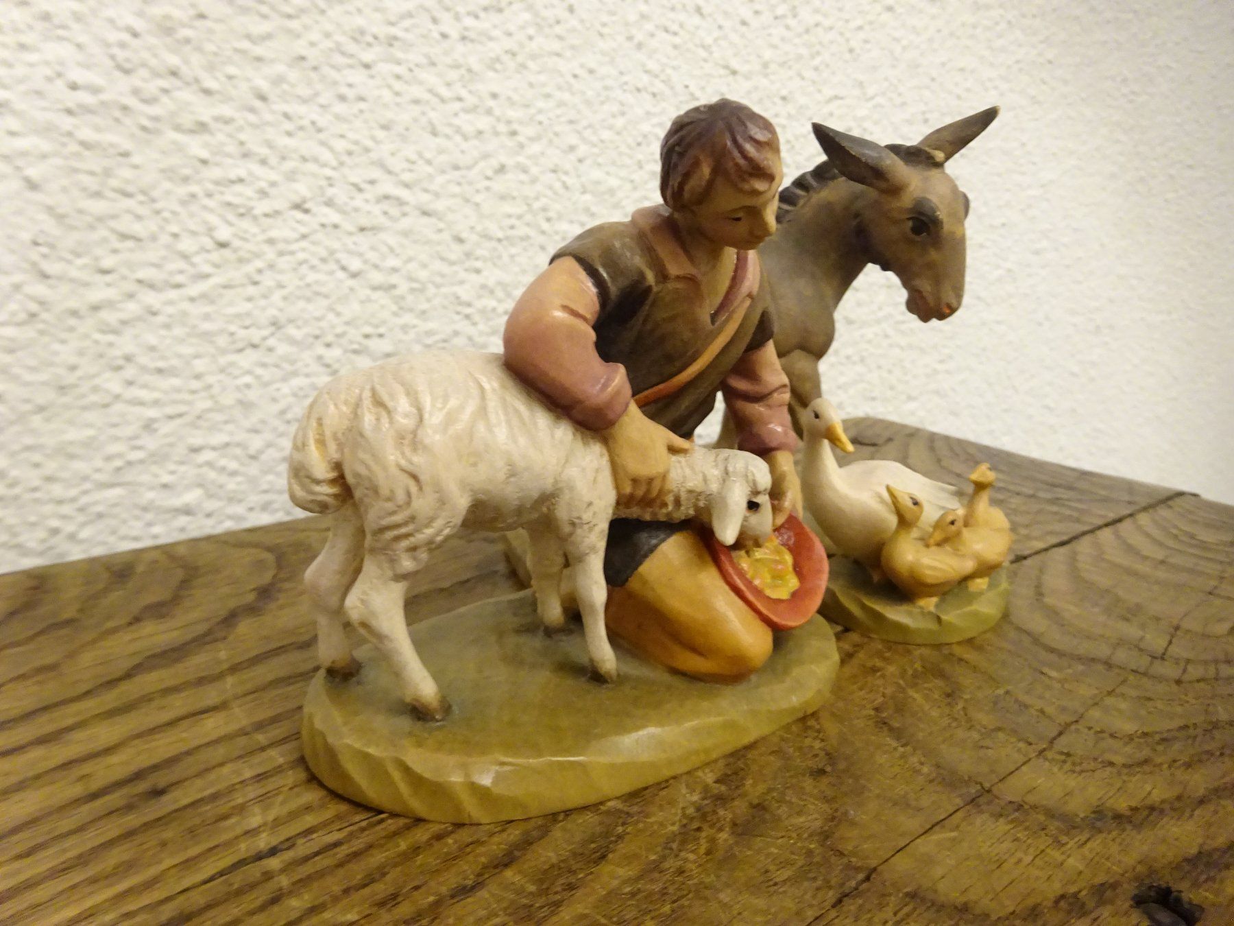Figuren: Krippe Hirten Gruppe H:15cm / signiert Moroder – Gebraucht aus Esslingen von eintagammeer 1
