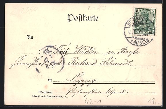 Cartoline postali: Litho Dresden, 13tes Deutsches Bundessch – Usato da Berlin venduto da bartko-reher 1