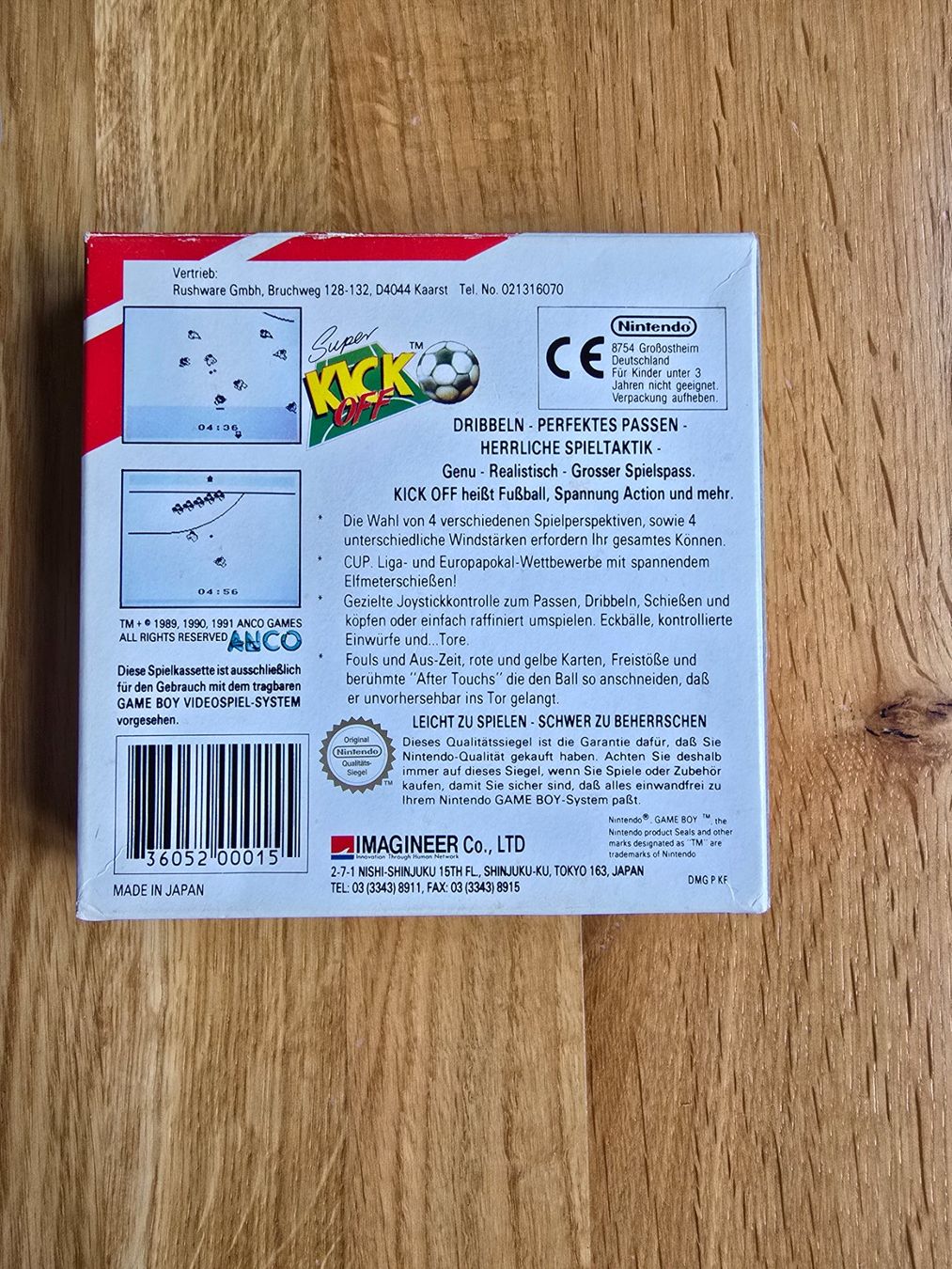 Nintendo Giochi: Nintendo Gameboy/Kick Off/OVP – Usato da Sursee venduto da Elian91 3