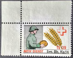 Soldatenmarke 2.WK, Landwehr Bäckerkompanie 14, Wi Bk 18