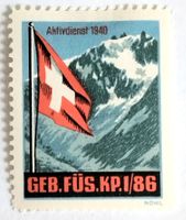Soldatenmarke 2.WK, Gebirgs Füsilier Kp I/86, Wi Inf 473