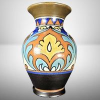 ✨ Seltene Gouda-Keramikvase – Handbemalt & Vintage! ✨
