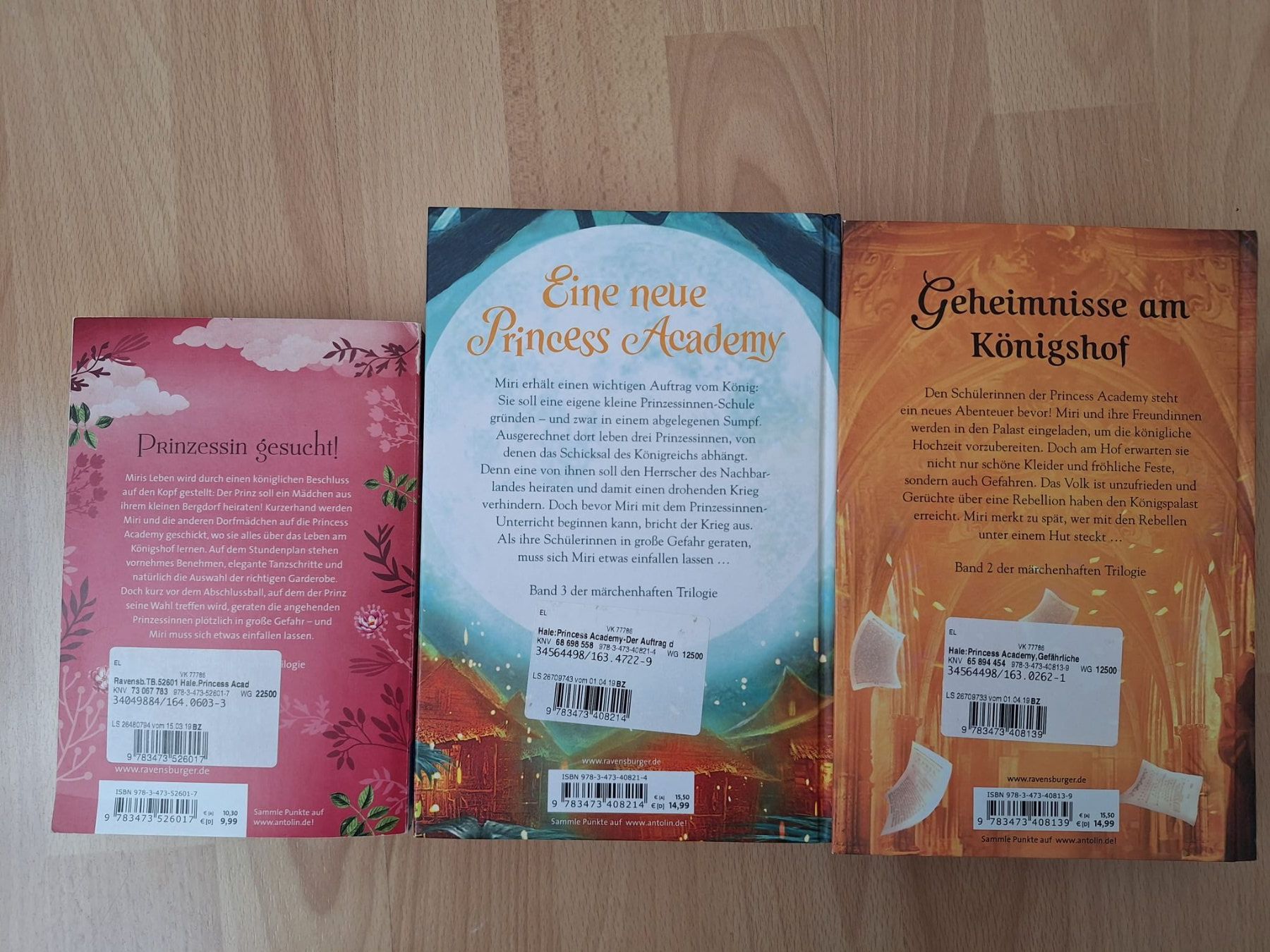 Libri: Princess Academy Band 1-3 – Usato da Buchrain venduto da Doribug 1