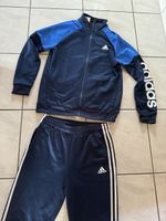 Adidas Trainingsanzug Gr. 13-14J / 164 blau weiss