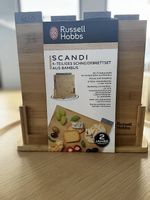 Russell Hobbs Scandi Schneidebrettset 4 Set aus Bambus