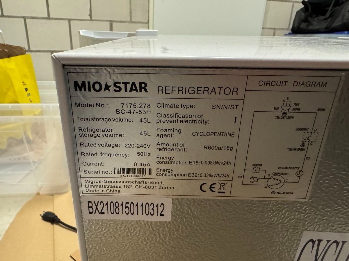 Frigoriferi: MIO*STAR Mini-Kühlschrank – Usato da Nussbaumen AG venduto da Reinecken 2