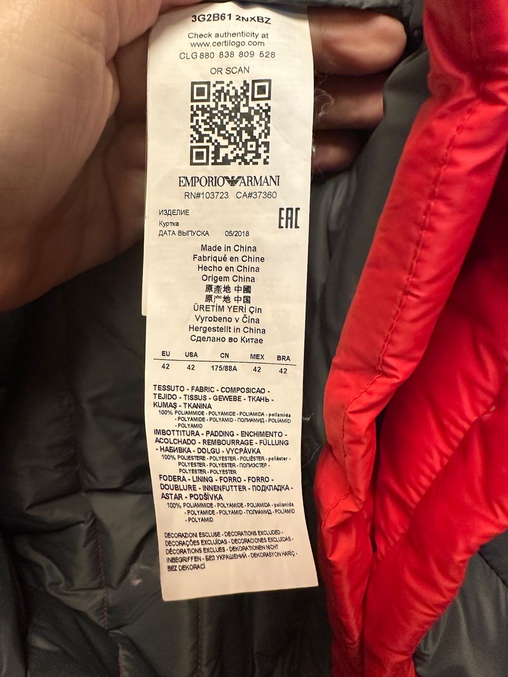 Armani Giacche: Emporio Armani Jacke Gr. 42 – Usato da Rupperswil venduto da Bienchen022 4