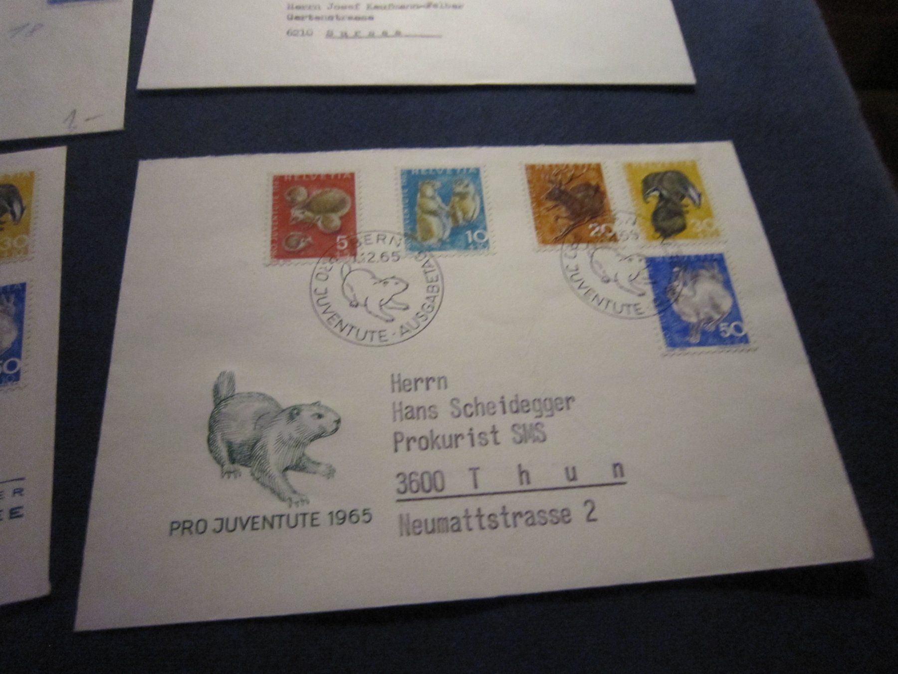 Alle Briefmarken: PJ 1965 FDC und verschiedene Marken – Gebraucht aus Gordola von Polentaefung 2