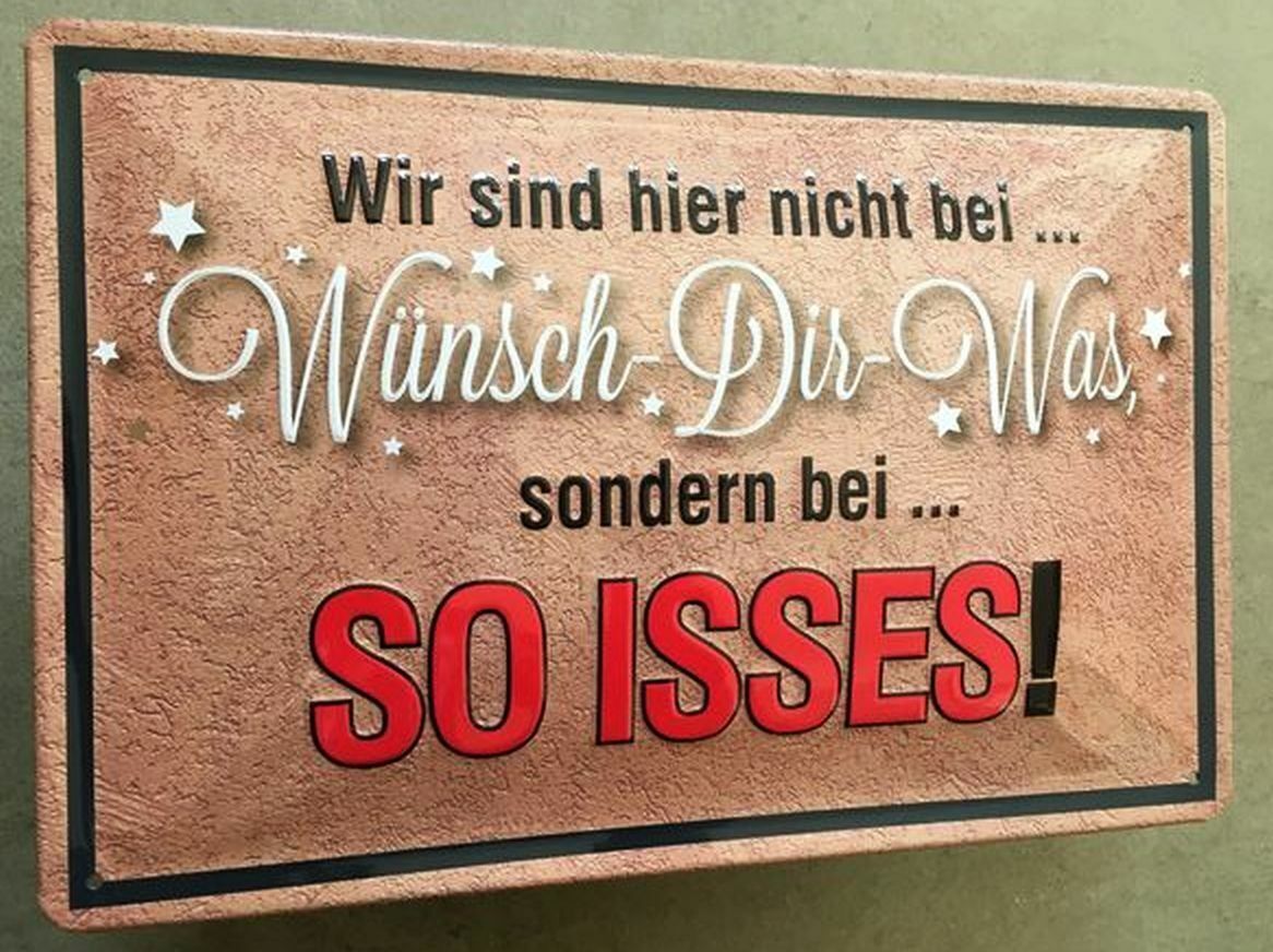Schilder: Wünsch Dir Was Schild 20x30cm – Neu und originalverpackt aus Schiers von Topflash74