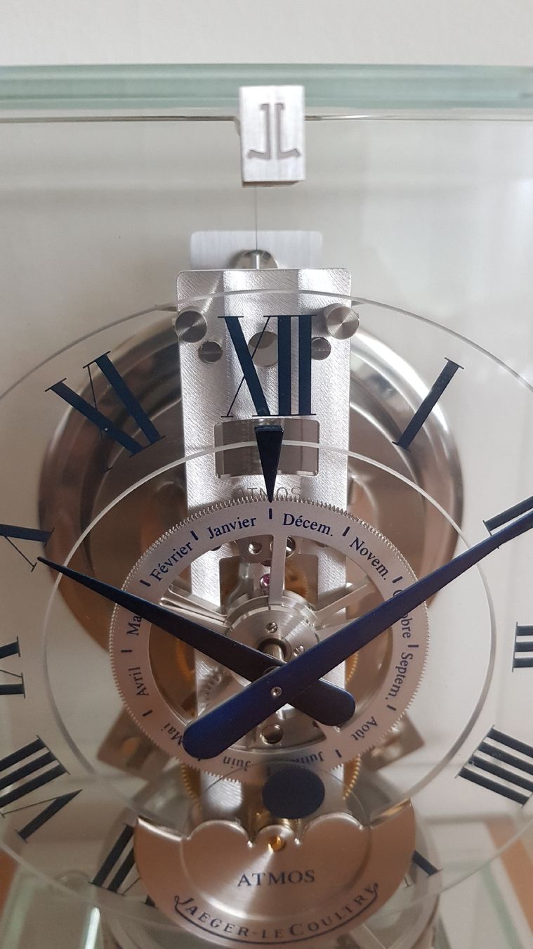 Jaeger-Lecoultre Orologi da terra & Orologi da parete: Jaeger-LeCoultre: Atmos Classique Phases de Lune – Nuovo e nell'imballaggio originale da Basel venduto da Bafidu 1
