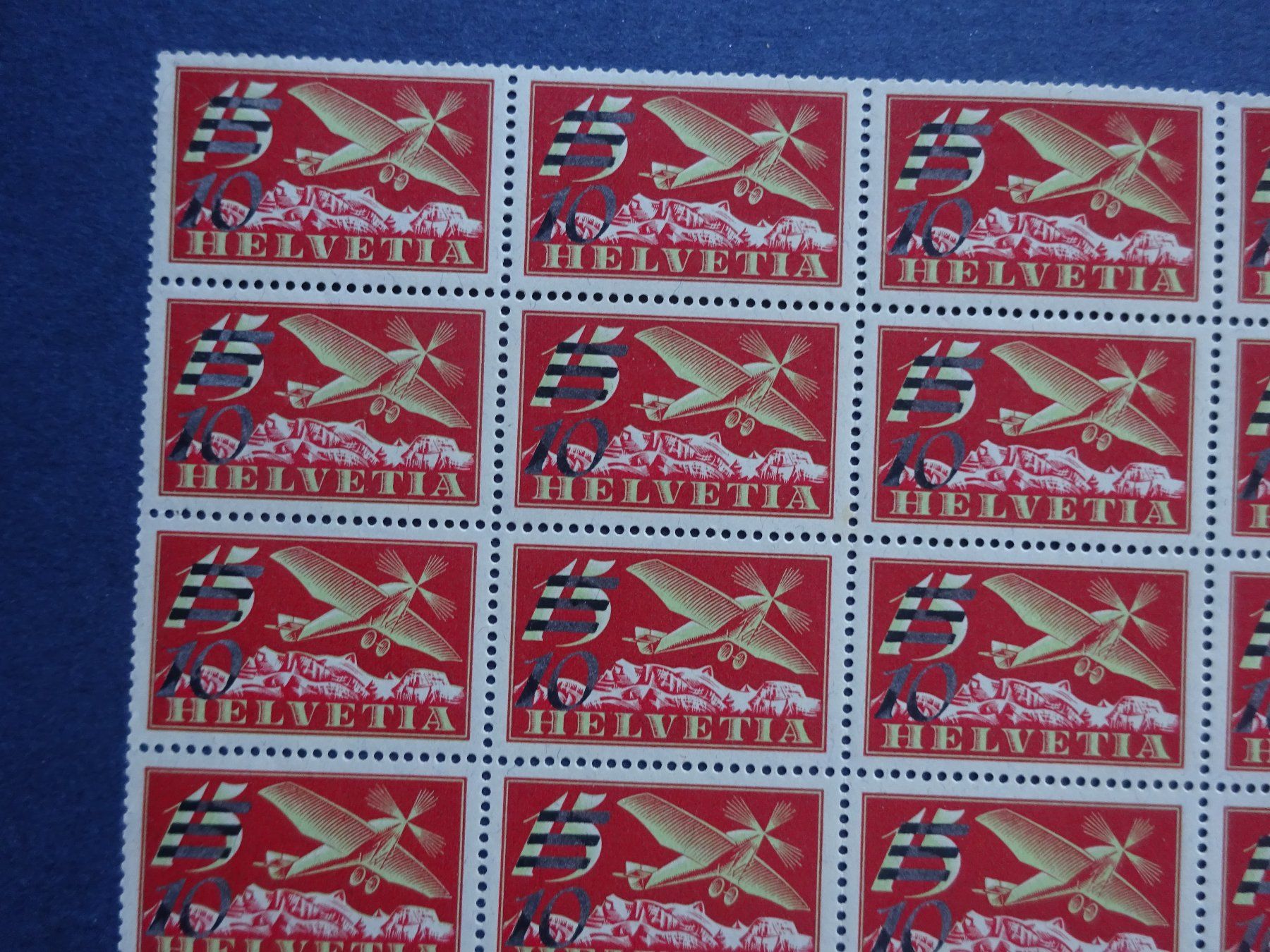 Alle Briefmarken: F19a Bogen postfrisch** mit Abart – Neu (gemäss Beschreibung) aus Appenzell-Steinegg von adi1975 2