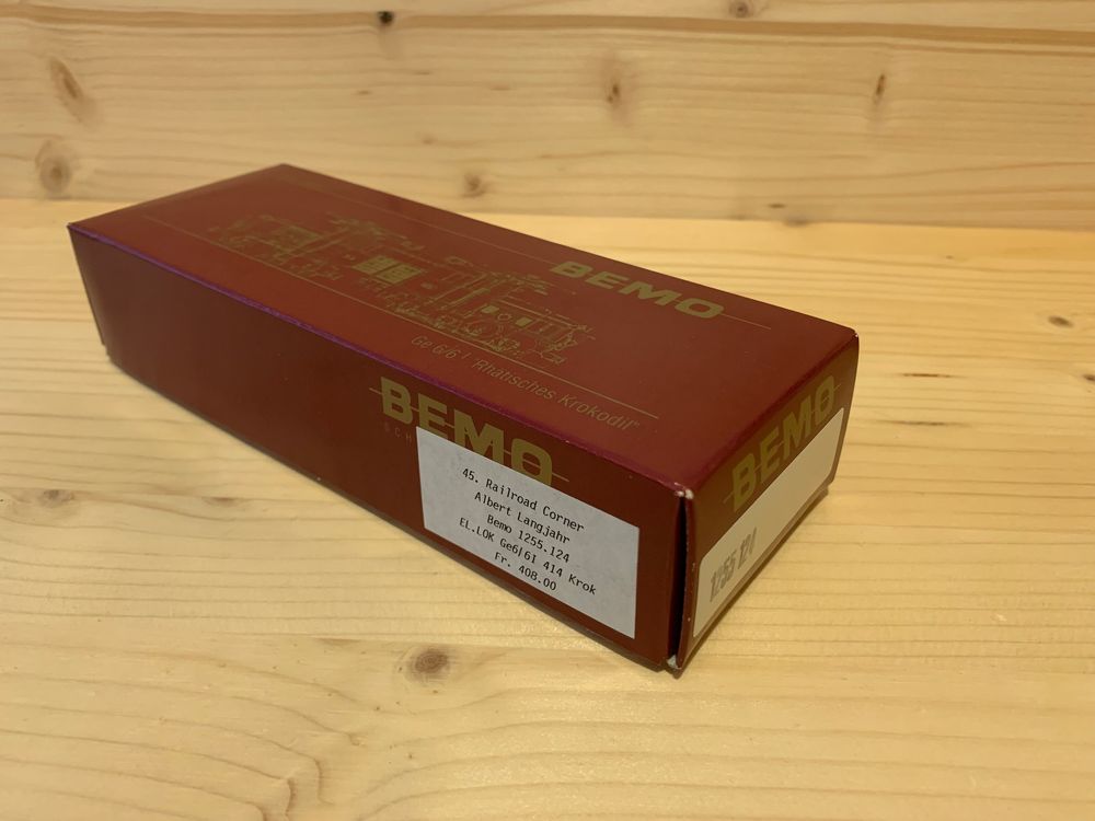 Bemo Modelleisenbahnen: BEMO RhB Ge 6/6 I 414 Krokodil, ESU Digital OVP – Gebraucht aus Disentis/Mustér von Zbot28 8