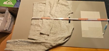 FB Sister Strickpullover Damen Groesse L Zopfmuster