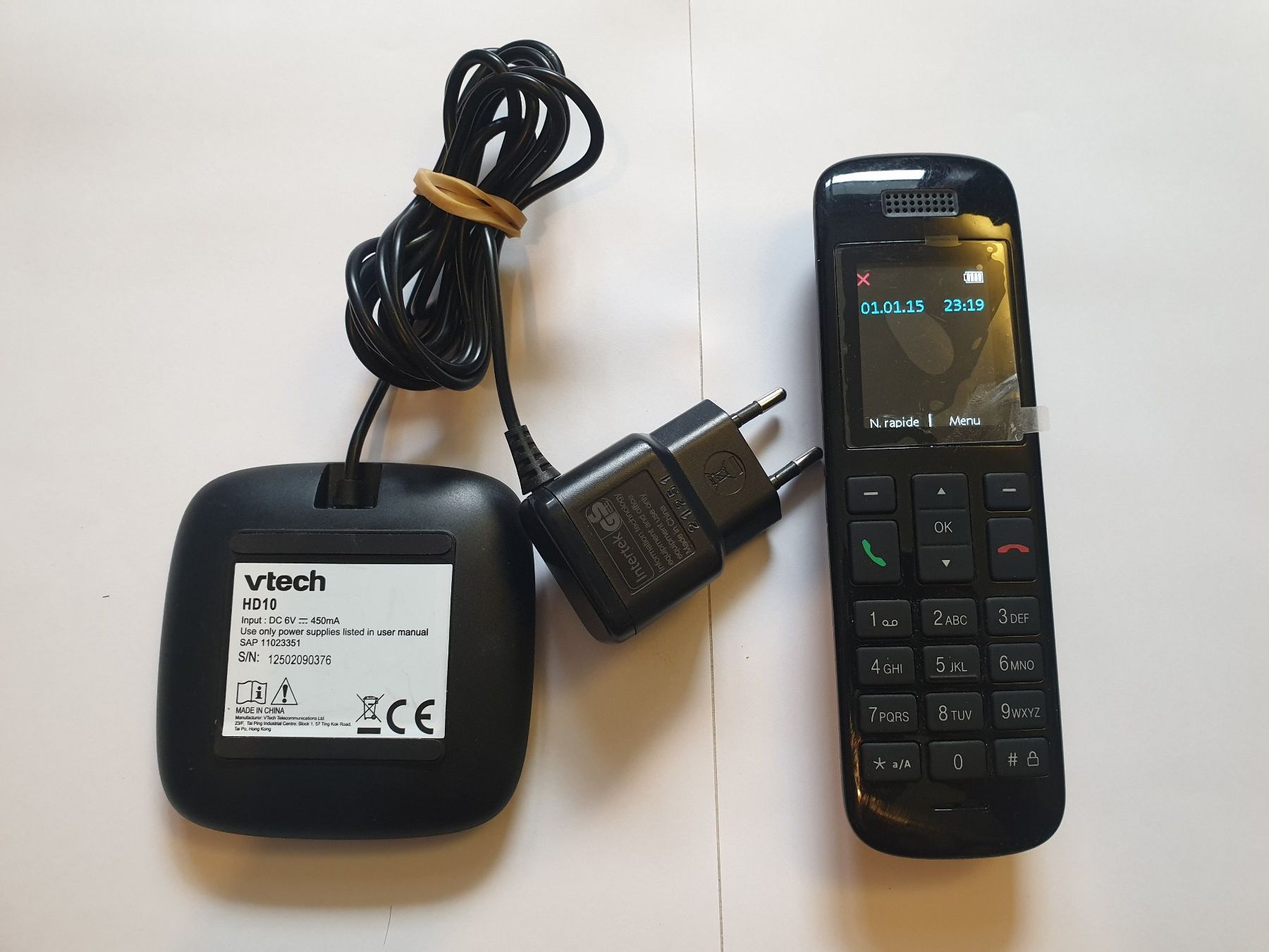 Téléphones: Combiné téléphonique Vtech HD10 – D'occasion à Moudon par Amaroli7