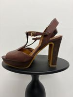 See by  Chloé Plateau Sandalen Leder braun 37 High Heels