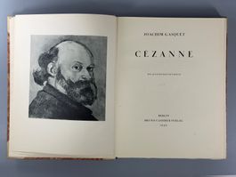 Joachim Gasquet - Cézanne, Seltene Ausgabe von 1930! 436/500
