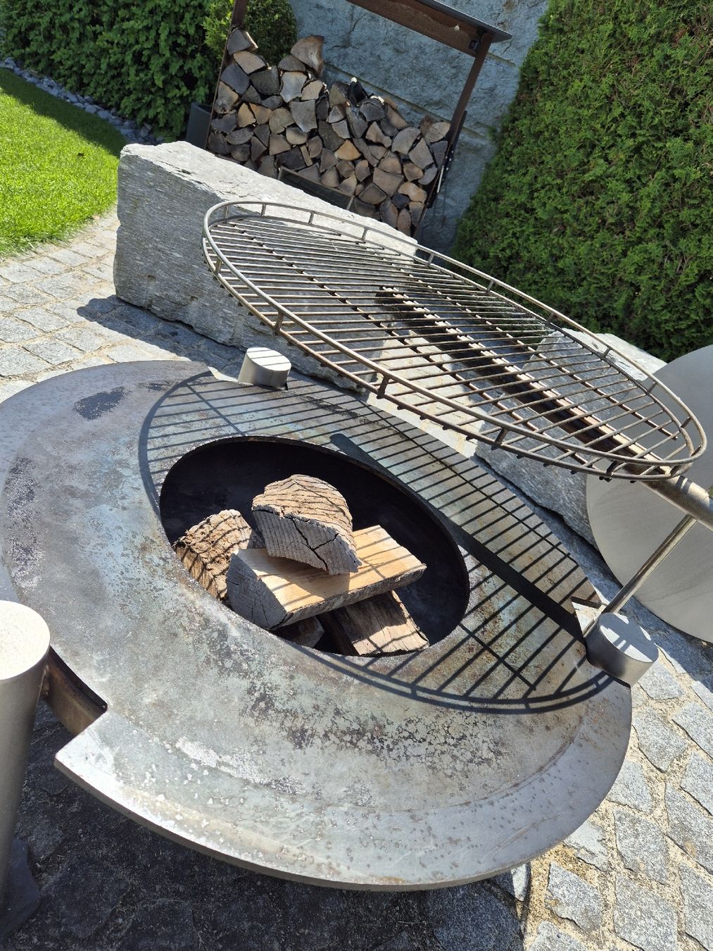 Bracieri: Grillschale mit Deckel – Usato da Romanshorn venduto da vazlav77 2