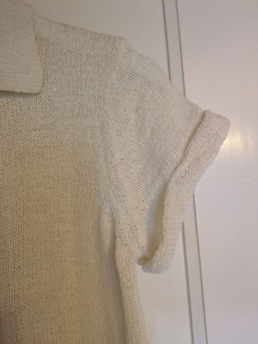 Blusen: Gestrickte kurzarm Bluse one size – Gebraucht aus Schwyz von Magdalena86 3