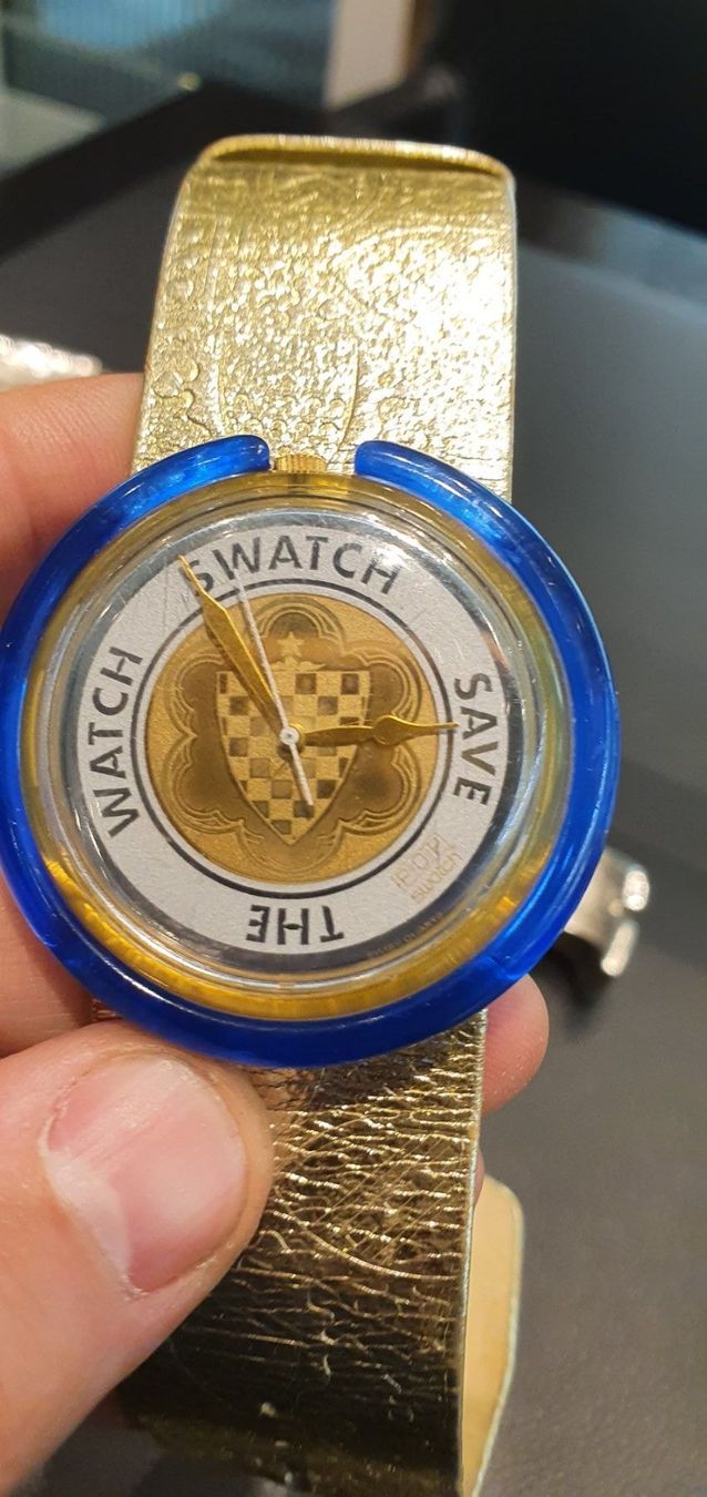 Swatch Orologi: Swatch Save Pop selten!!! GOLD pop watch – Usato da Unterägeri venduto da Altgoldschmuck 9