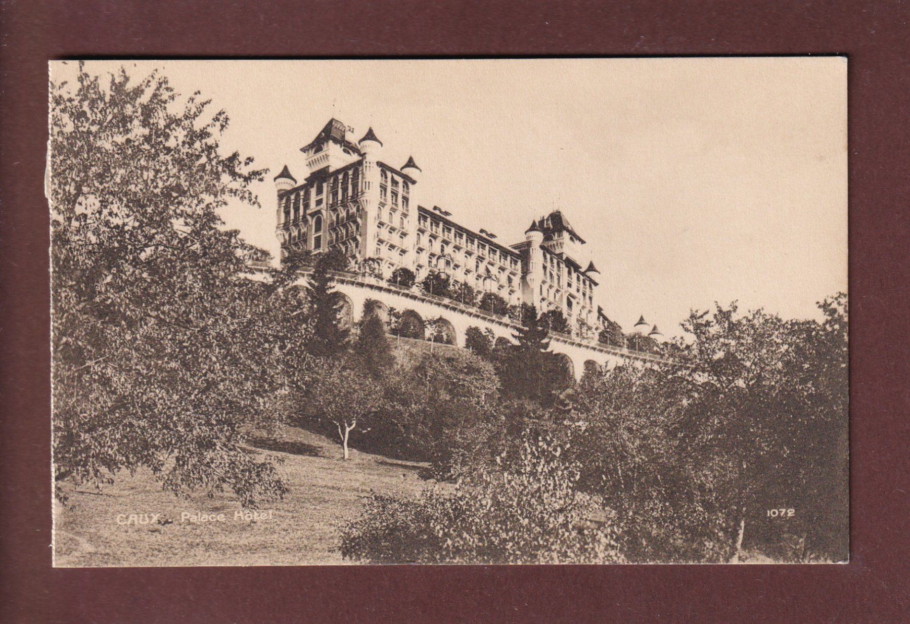 Cartoline postali: CAUX - Palace – Usato da Pully venduto da nicecards