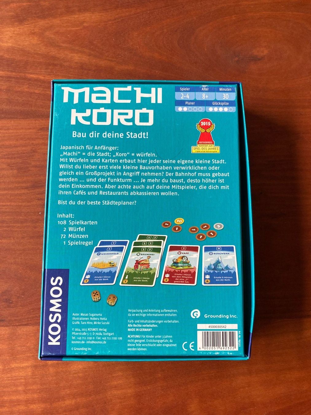 Kosmos Giochi: Machi Koro- Spiel – Usato da Bern venduto da schnecke13 1