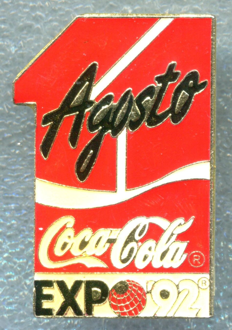 Coca-Cola Placchette & Badge: Coca Cola  EXPO '92 – Usato da Winterthur venduto da Sammleroase