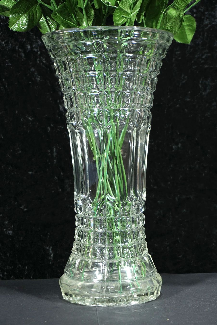 Vasi & Recipienti: prächtige Vintage Klarglas-Vase 35cm – Usato da Meggen venduto da Trouvaillen