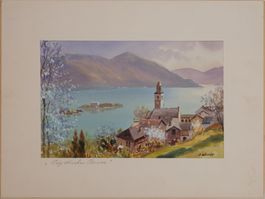 O. Walter - 4 Aquarelle (enbloc)