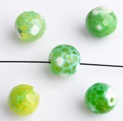 Perle (finte): Achat Perlen, 8mm, 20 Stück, grün – Nuovo (secondo la descrizione) da Alpnachstad venduto da perlengaby