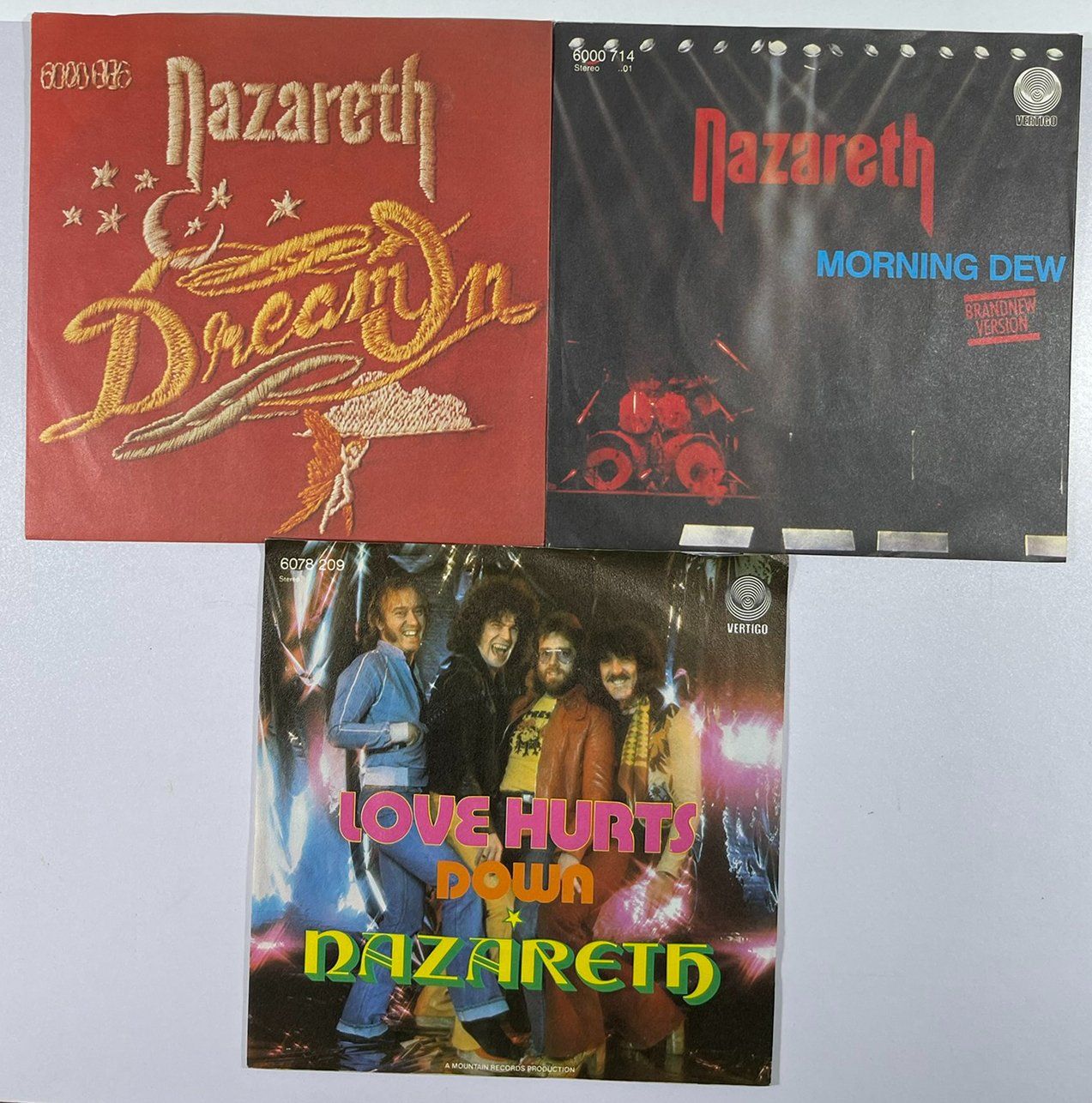 Schallplatten: 3 Singles NAZARETH – Gebraucht aus Frenkendorf von Yard-Sale-2000