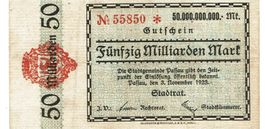 Passau 50 Mrd.Mark 03.11.1923 SS++-VZ