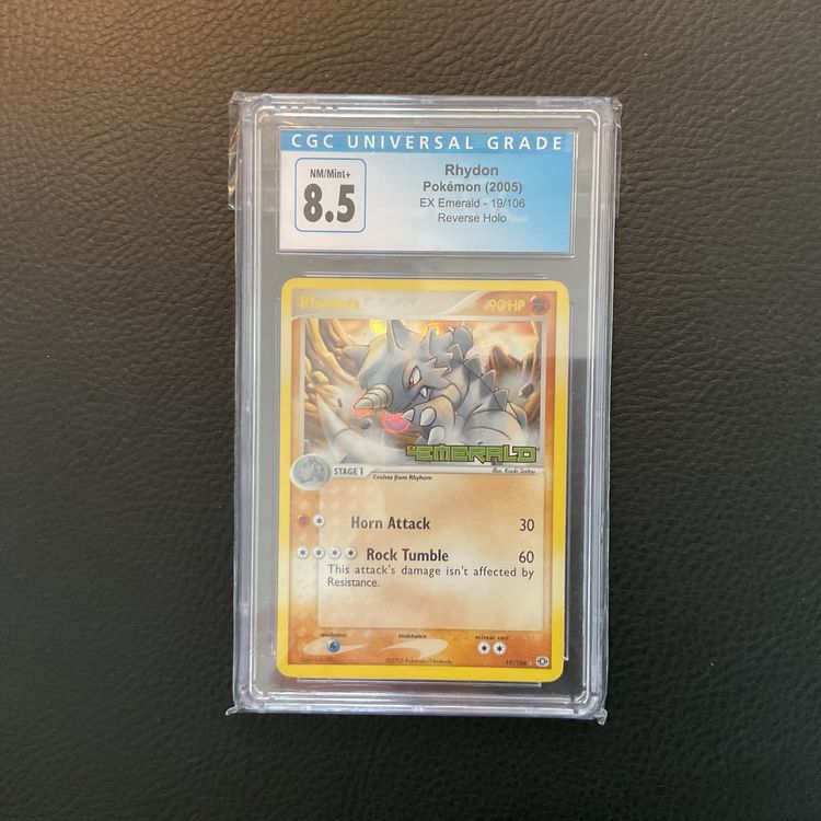 Ex Smaragd 19/106 Rhydon Reverse Rare CGC 8.5. Psa 9 ? (Gebraucht) in ...