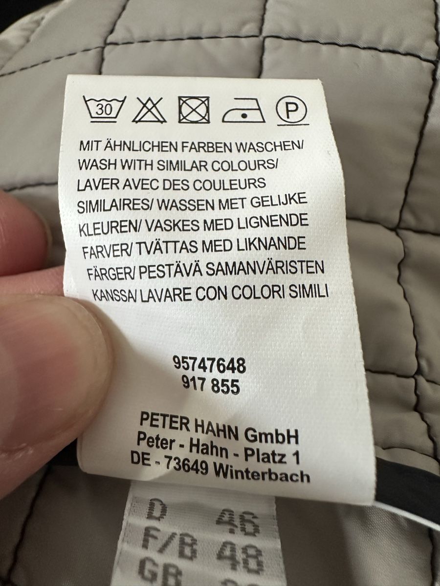 Peter Hahn Cappotti: NEW peter Hahn outdoor Jacke size 46 – Nuovo e nell'imballaggio originale da männedorf venduto da stina_01 4