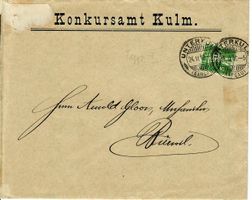 Brief Unterkulm - Birrwil mit Inhalt