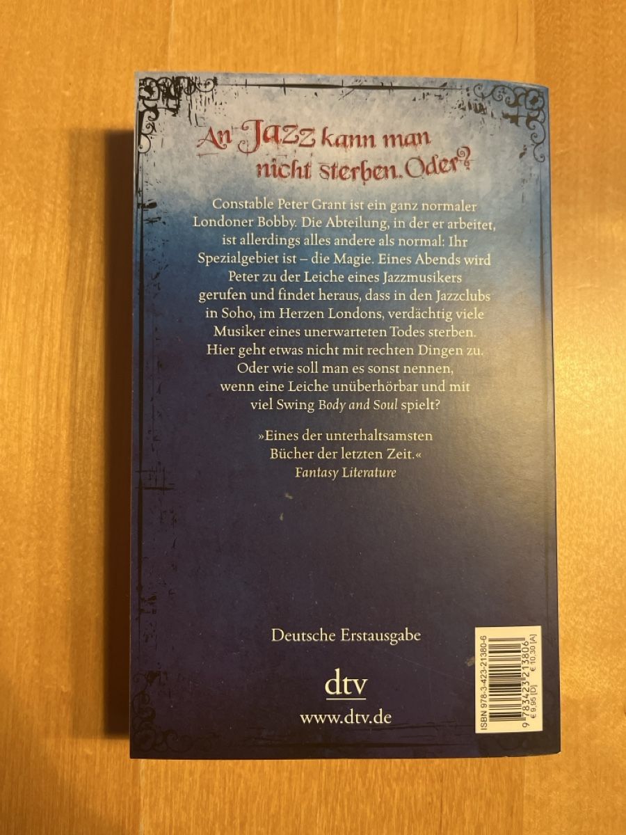 Bücher: Ben Aaronovitch London Romane – Gebraucht aus Olten von Sime33 2