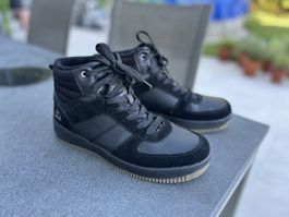 Boots BEACH MOUNTAIN Schwarz Leder Grösse 44 Neu-Zustand
