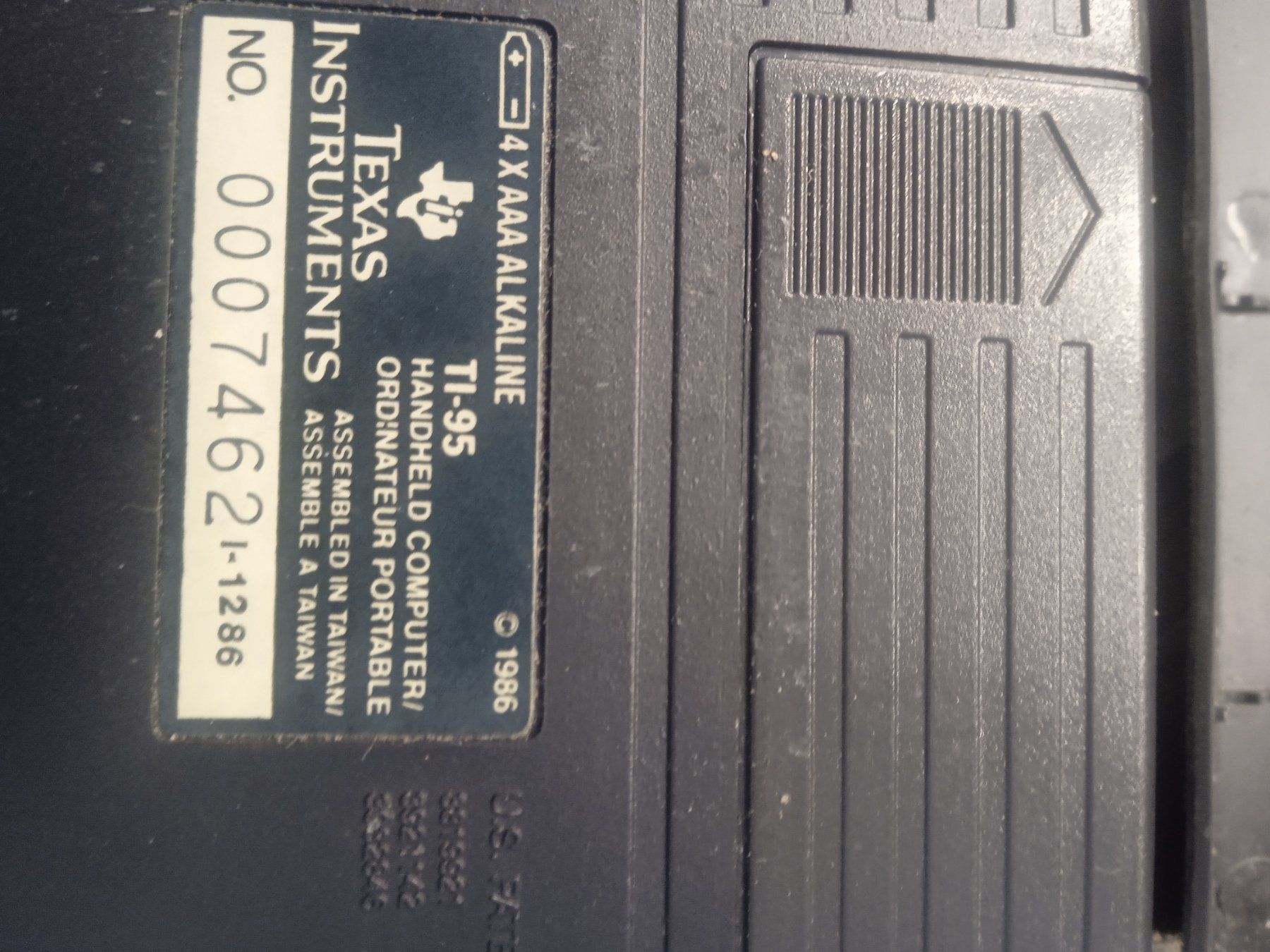 Texas Instruments Calcolatrici tascabili: Texas Instruments TI-95 Procalc Calculator – Usato da Arbon venduto da hefu02 1