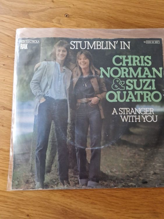 Vinyl Single - Suzi Quatro & Chris Norman - Stumblin' in (Gebraucht) in ...