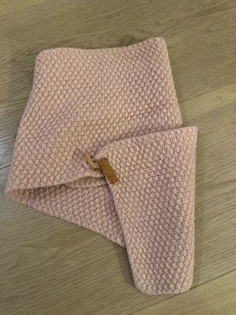 Kuscheliger Dreiecksschal /Wickelschal rosa, Wolle