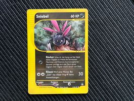 Pokemon Sniebel non Holo Aquapolis deutsch