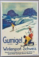 Vintage Art Print Gurnigel (Motiv von 1921)