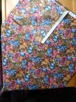 Patchwork - Blumenstoff Collection Scheurer - BW 40 x 66 cm